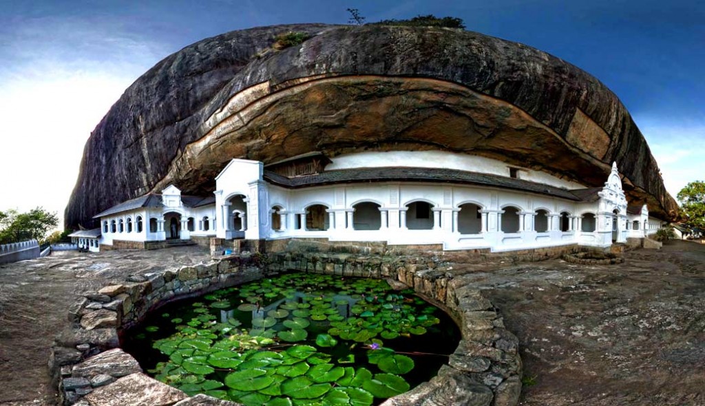 Cave Temple Front in 14 Days Tour 14 Days to Sri Lanka Cave Temple Front