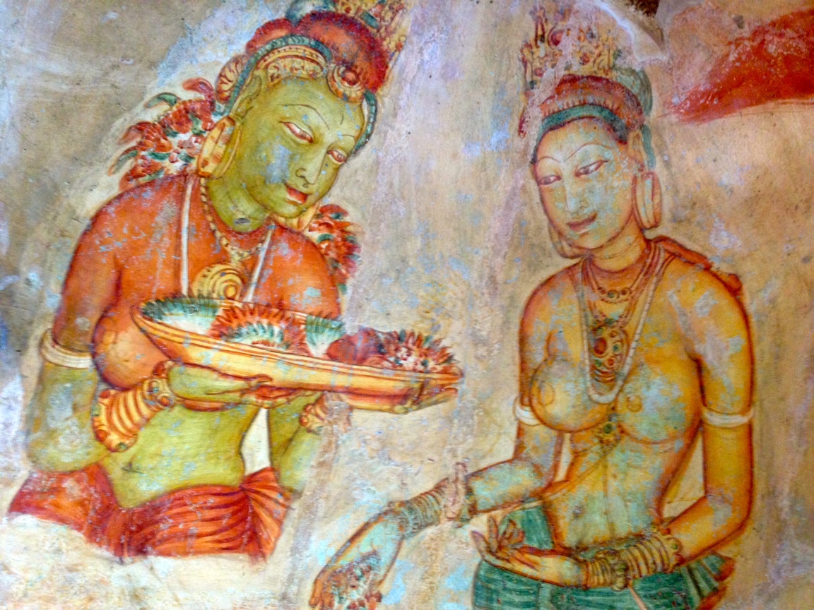 Sigiriya Paintings in 2 Weeks Holidays 14 Days Tour Package Sigiriya Paintings